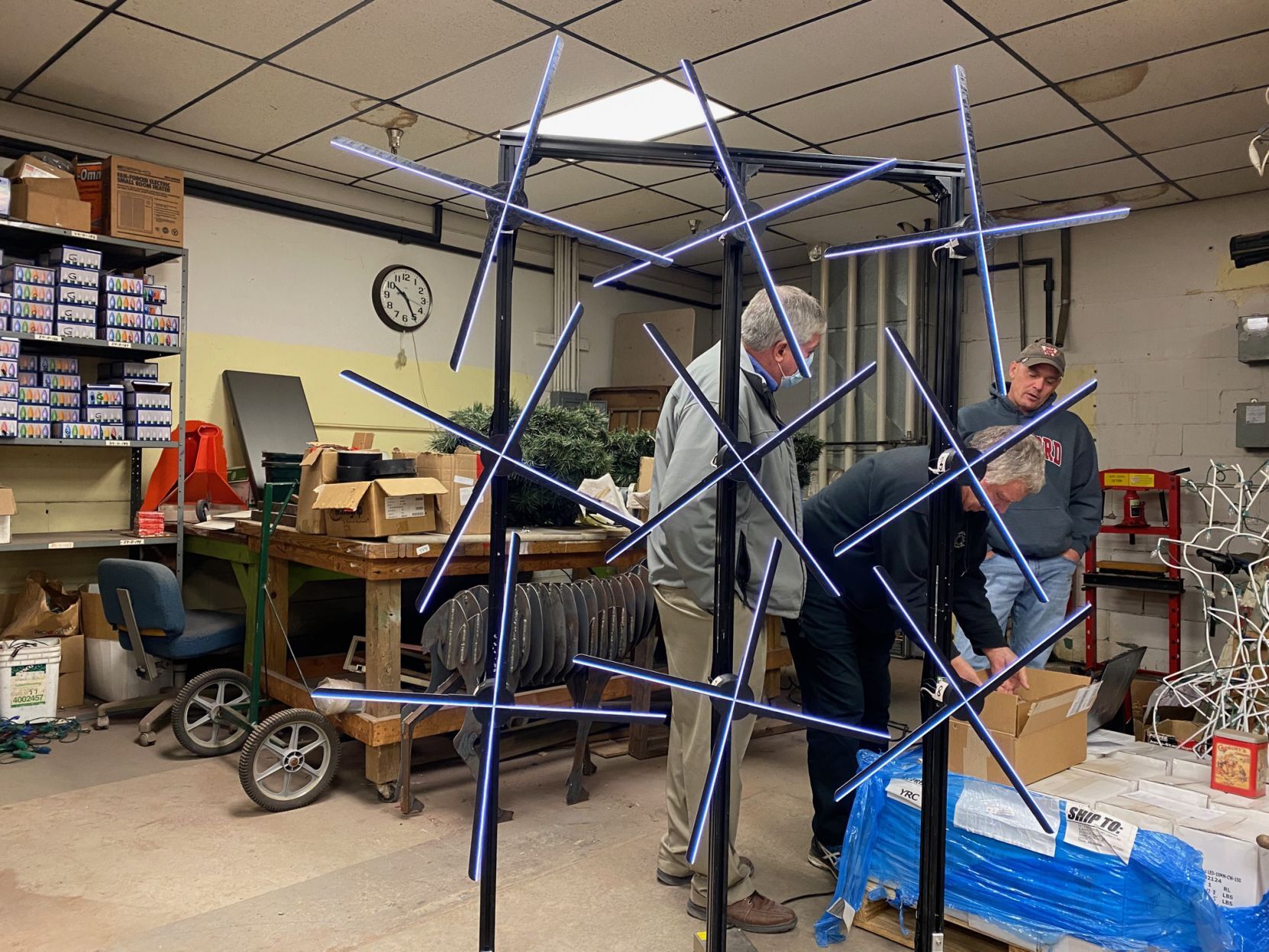 New Rotary Lights hologram display